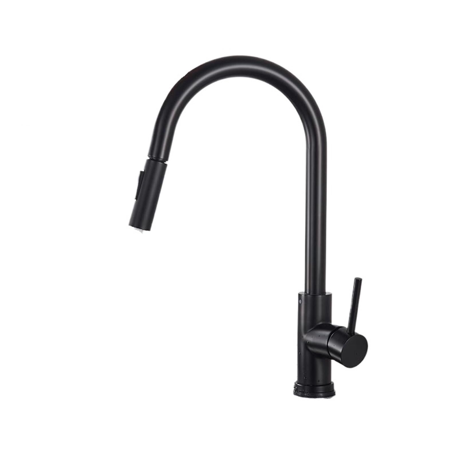 Smart Touch Kitchen Faucet Black Pull Out Sensor Faucets Black/Nickel 360 Rotation Crane 2 Outlet Water Mixer Taps(Matte Black Sensor)
