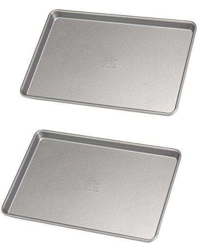 Stellar - James Martin Heavy Duty Non Stick Roasting - Oven Tray Sets (Baking/Swiss Roll Tray x2)