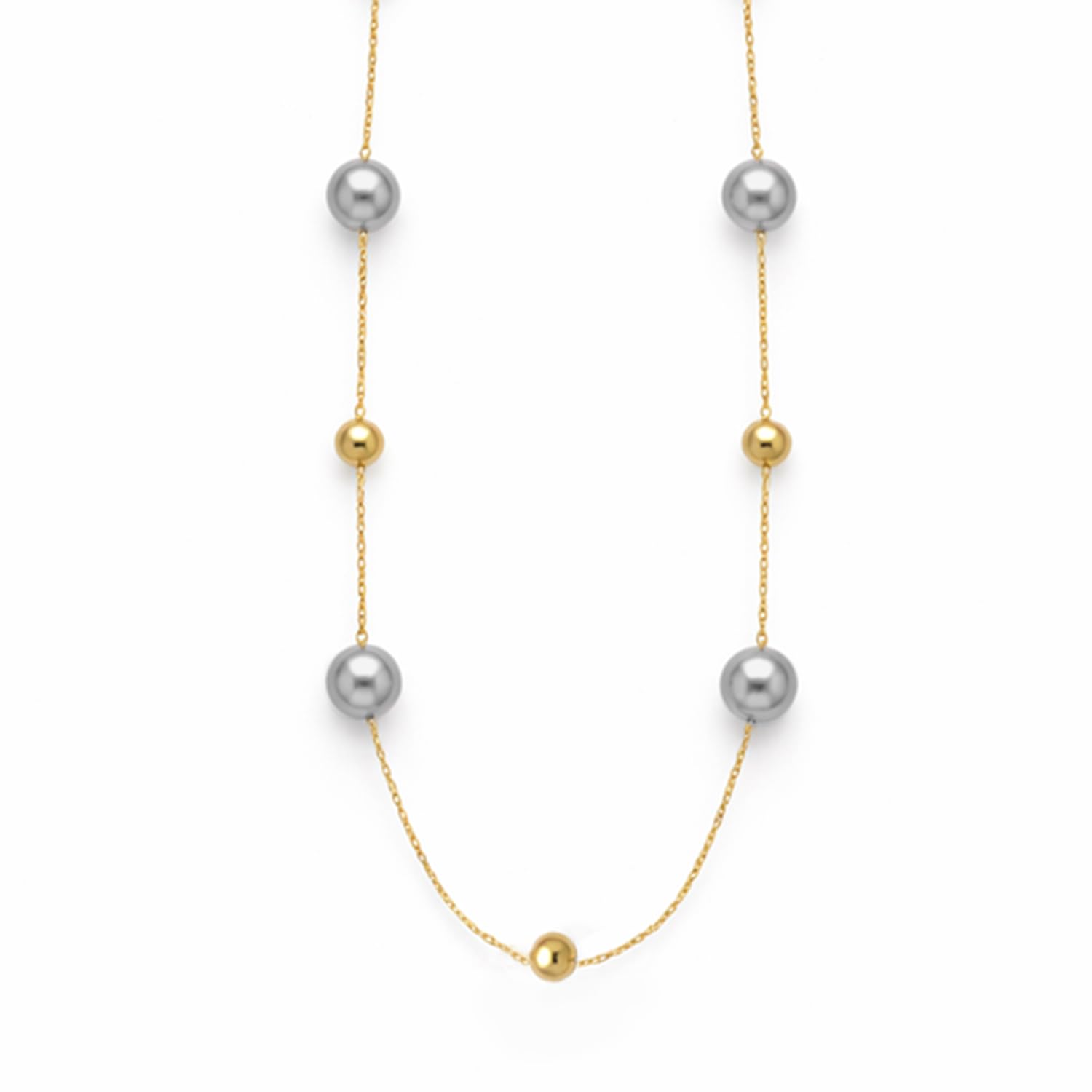 peora Beads Studded Gold Plated Fancy Chain Necklace Jewellery for Women & Girls-picture-11