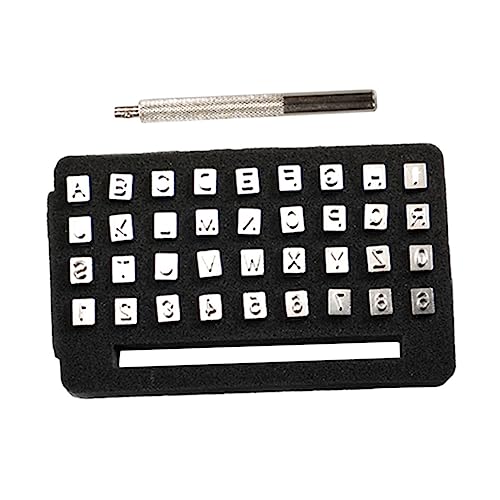 ARTIBETTER DIY Punch Leathercraft Kit Set of Leather Alphabet Stamper Smooth High Efficiency