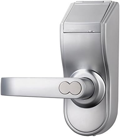 Assa Abloy Digi Electronic Biometric Fingerprint + Keypad Door Lock Lever Chrome 6600-97 (Left Lever Handle)