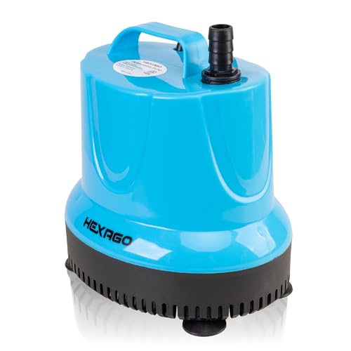 Image of 800 GPH Submersible Water Pump - 100W Sump Pump with 11ft High Lift for Outdoor Ponds, Hydroponics, Statues, Waterfalls, Aquariums, and Fish Tanks