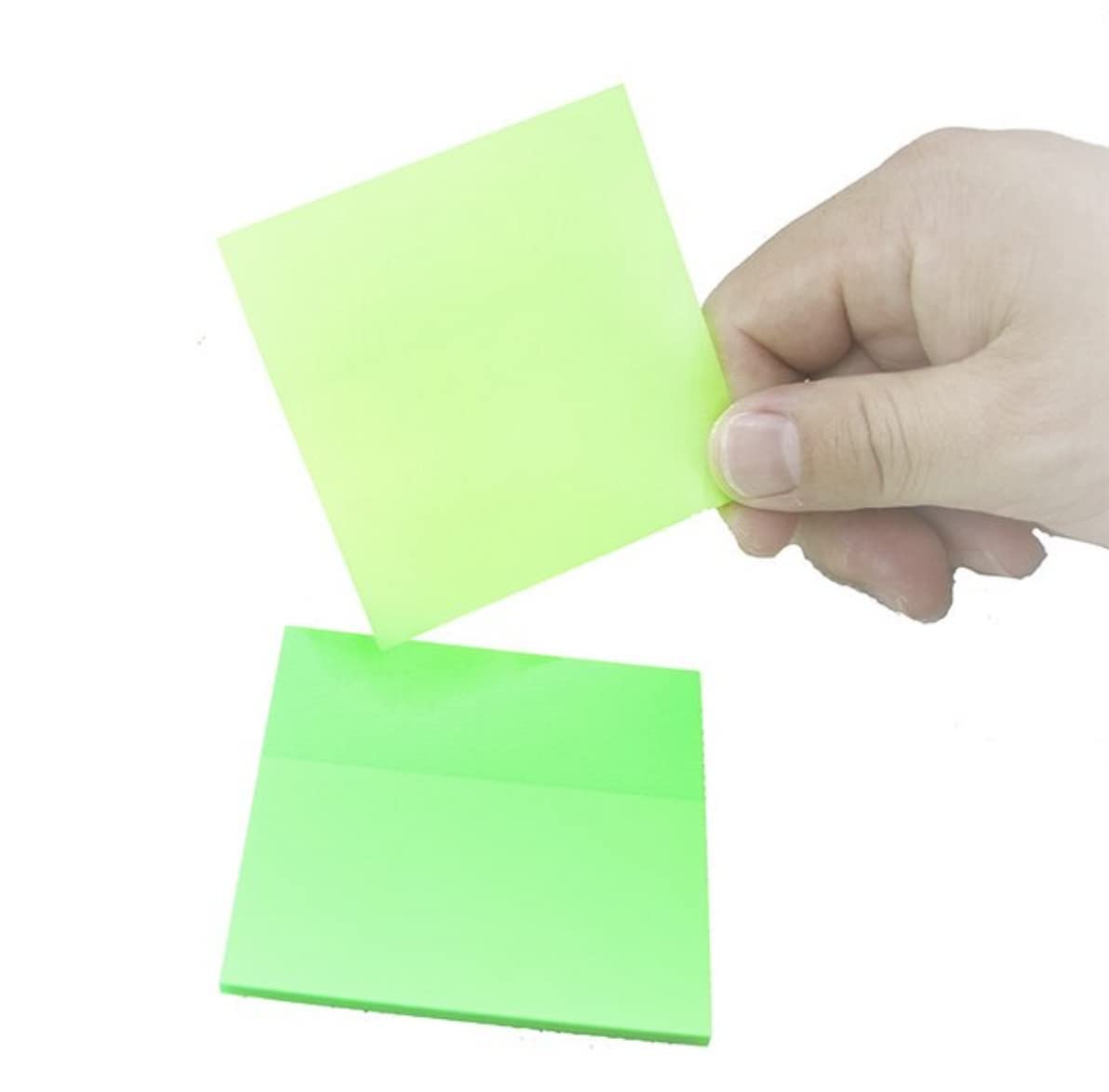 AMINIT Transparent Sticky Notes Post it Pastel Sticky Note Clear SelfSticky Annotation