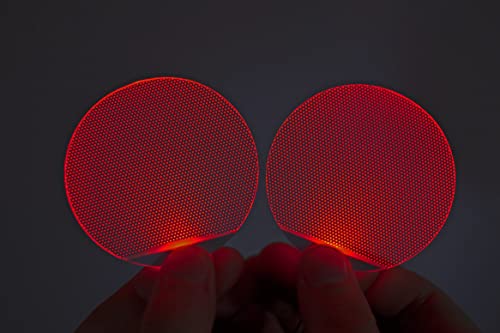 Image of [ Round ] Red Star-Lord Decorations Batman led Light Flexible Helmet Lights Cosplay DIY kit RGB Superhero for Men Gifts