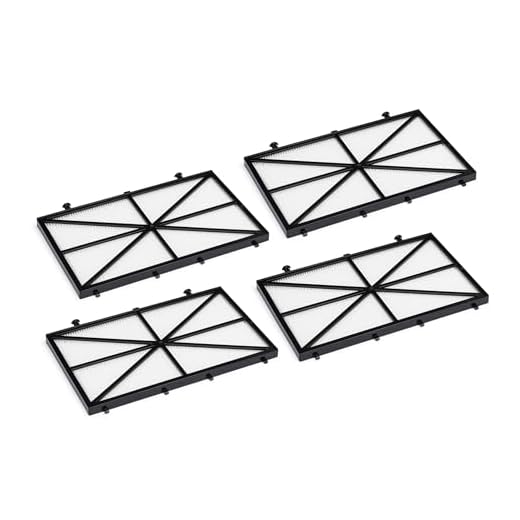 Dolphin Piezas De Recambio Originales - Paneles Filtro Ultrafino (4 Ud) - Ref. Maytronics: 9991432-Assy
