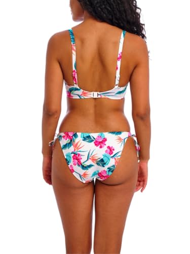 Freya Palm Paradise Plunge Bikini Top 36DD, White4