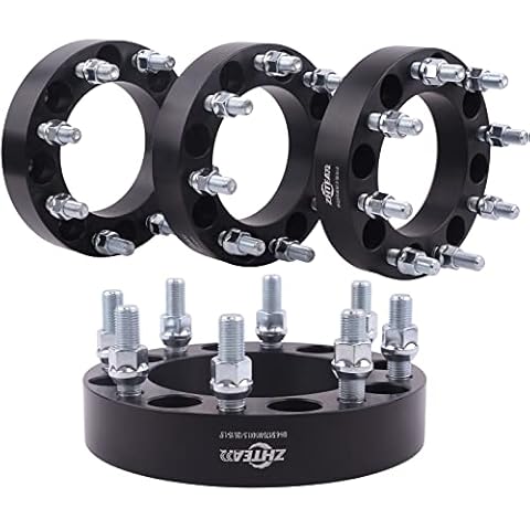 ZHTEAPR 1.5 Inch 8x170 to 8x180 Forged Wheel Adapters with 14x1.5 Studs Compatible with Ford 8 Lug for 2003-2005 Excursion | 1999-2022 F250 F350 Super Duty (Truck Must Be with M14x1.5 Lugs) Cover