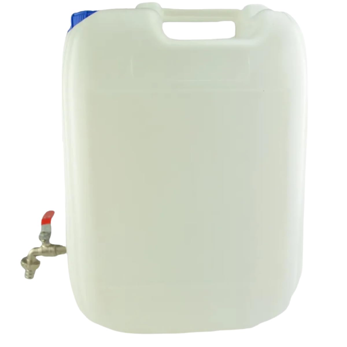 Bidón de agua de 20 l de plástico, depósito de agua con grifo, bidón de agua potable, depósito de agua, bidón de plástico, para casa, jardín, coche y camping, etc., cierre hermético