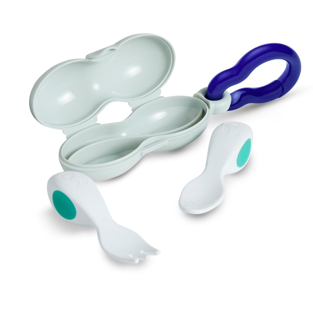 Cubiertos marca doddl. Modelo Doddl Baby Cutlery & Travel Case