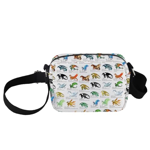 PXTIDY Dragon Novel Characters Crossbody Bag Dragon Novel Merch Clay Sunny Glory Tsunami Starflight Dragons Lovers Gifts