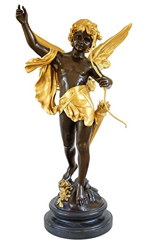 Kunst & Ambiente Amor Dio dell' amore  XXL Angelo  Auguste Moreau  Statua greca comprare comprare  bronzo  Amore Dio  griechsiche Statue  Antico Sculture comprare