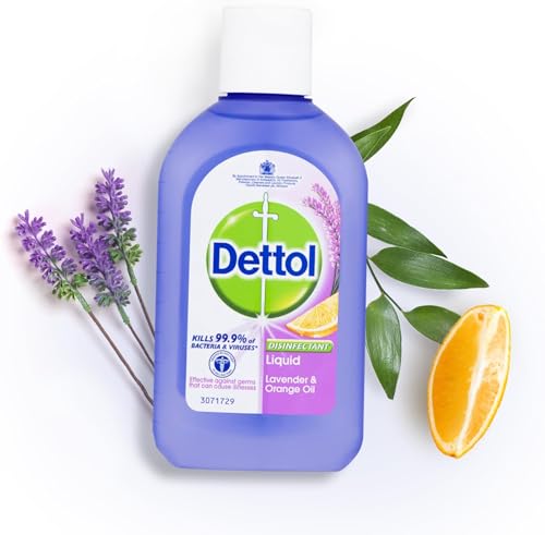 Image of Dettol Disinfectant Liquid Lavender and Orange 500 ml (Pack of 5)