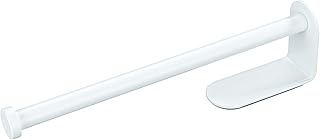 Wenko Hushållspappershållare Nio vit, enkel och snabb montering, aluminium, 27,5 x 4,5 x 7 cm, 53215100