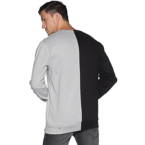 Image of Campus Sutra Men Cotton Round Neck Sweatshirt