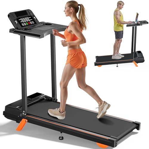 12% Incline Walking Pad Treadmill Handle Bar, Portable