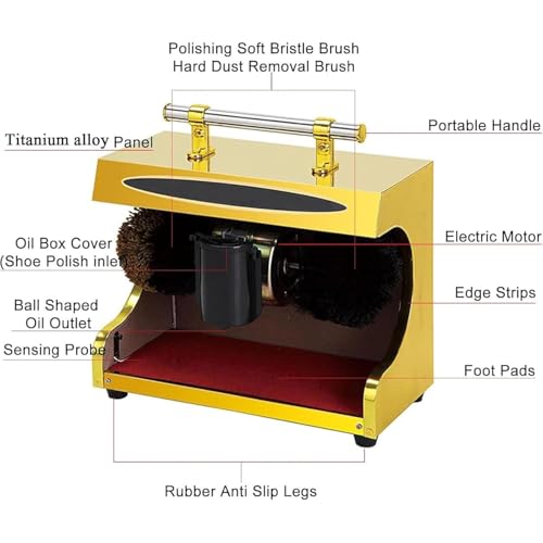Lucidatrice elettrica per scarpe, design completamente automatico per uso domestico e commerciale in spazi pubblici, hotel, uffici e banche