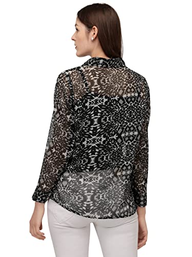 Image of Animal Print Gerogette Shirt