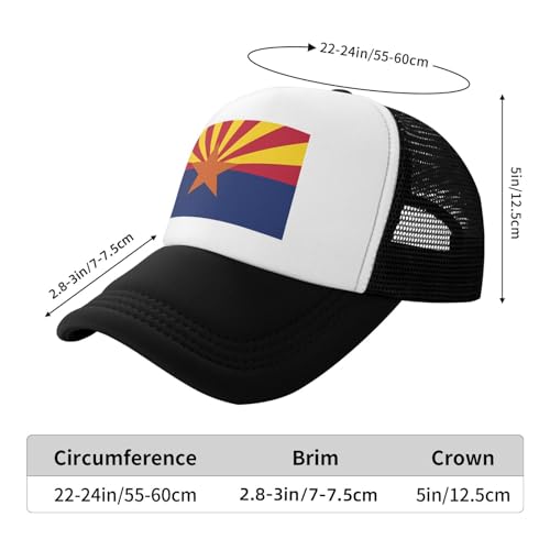 Gorra Trucker Malla Arizona para Hombre y Mujer Negra miniatura 6