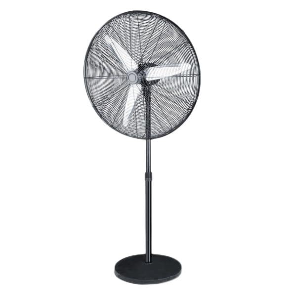 Ventilador de pie 120W, 3 velocidades, 55 cm, 3 aspas de aluminio, orientable y oscilante, ideal para refrescar espacios.