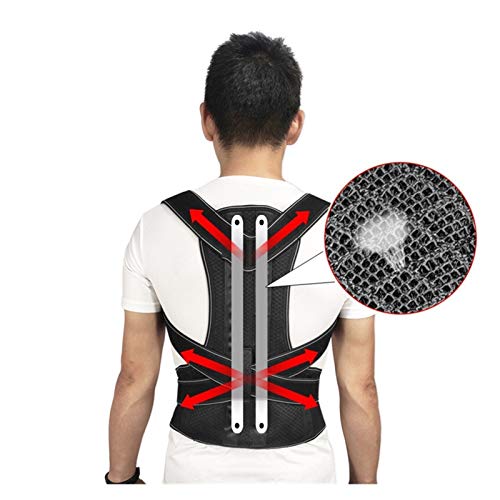 Correcteur de posture gris taille P pour alignement de la colonne vertébrale