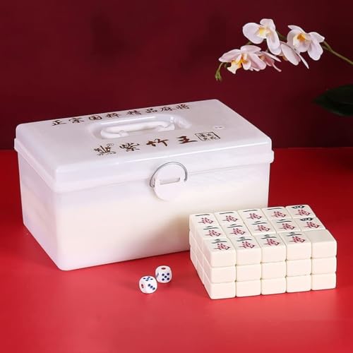 Juego de Mesa Tradicional Mahjong Chino Completo miniatura 7