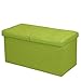 Otto & Ben Folding Box Chest with Smart Lift Top Upholstered Tufted Ottomans Bench Foot Rest for Bedroom and Living Room, 30