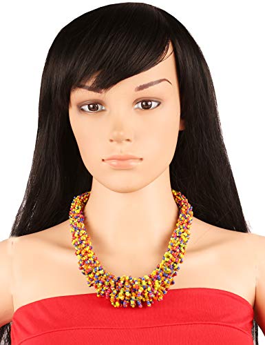 Image of Touchstone Indian Colorful Delicate Desire Traditional Exclusive Designer Jewellery Pendant Sets for Women