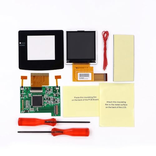 HISPEEDIDO 2.2 inch Brightness Changing LCD Screen Backlight Mod For GBC Consoles No need weld Easy install