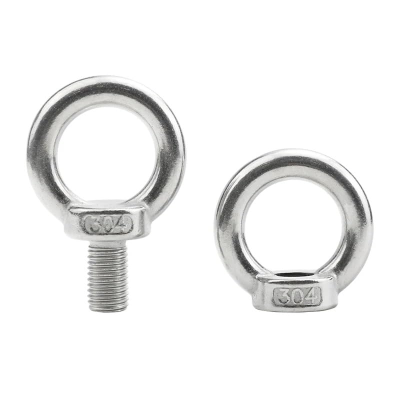 Pernos de ojo con rosca macho para elevación, Cáncamo de elevación Tornillos con argolla Pernos anillo Varios tamaños(Ring Screw,M27)
