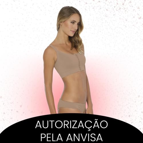 Sutien Pós Cirúrgico Abertura Frontal Plié | Preto | GG