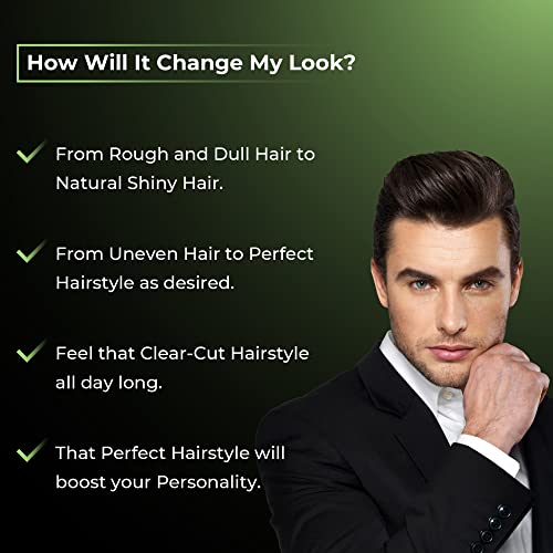 Men Deserve Natural Finish Hair Clay Wax (75gm) - Image 3