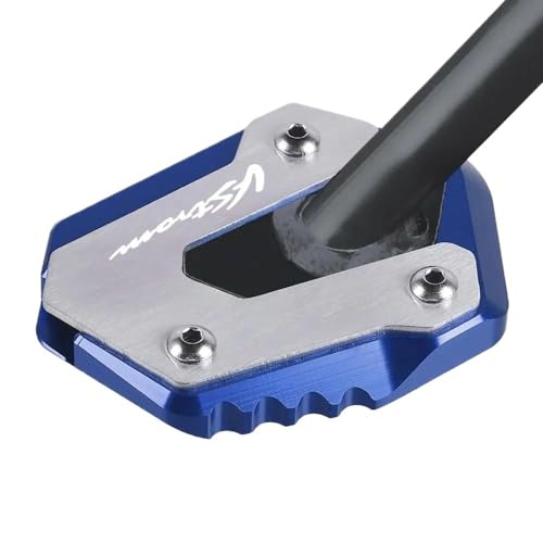 Plaque d'extension béquille latérale V-Strom 650 aluminium CNC - 6