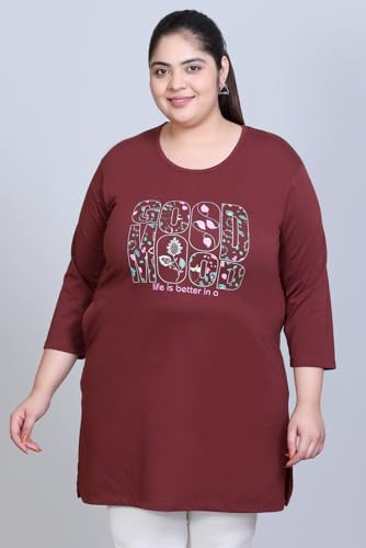 Image of RYSH Women's Plus Size Printed Long Top