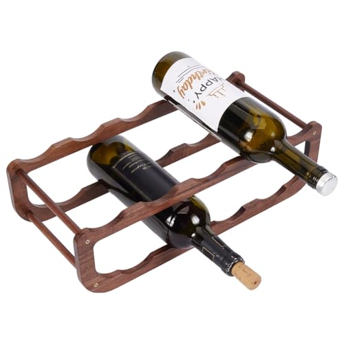 UNICRAFTALE Flaschenregal 9 Flaschen Wein Wasserflaschen Organizer...