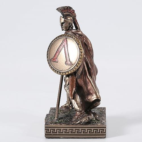 Veronese Design 3 Inch King Leonidas of Sparta Resin Miniature Figurine Hand Painted Bronze Finish