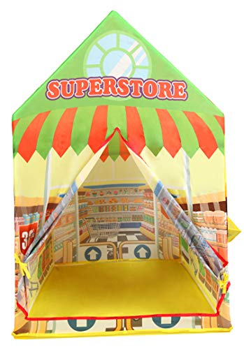 Kiddie Play Supermarket Playhouse Kids Play Tent For Boys & Girls Indoor Outdoor Toy #TOP3