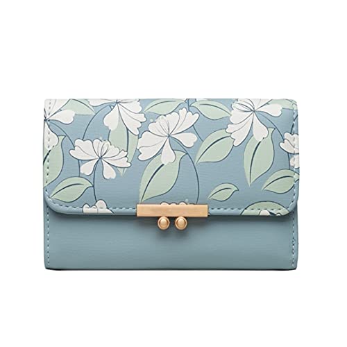 Small New Wallet Three fold Korean Wallets Cute Students Change (A)