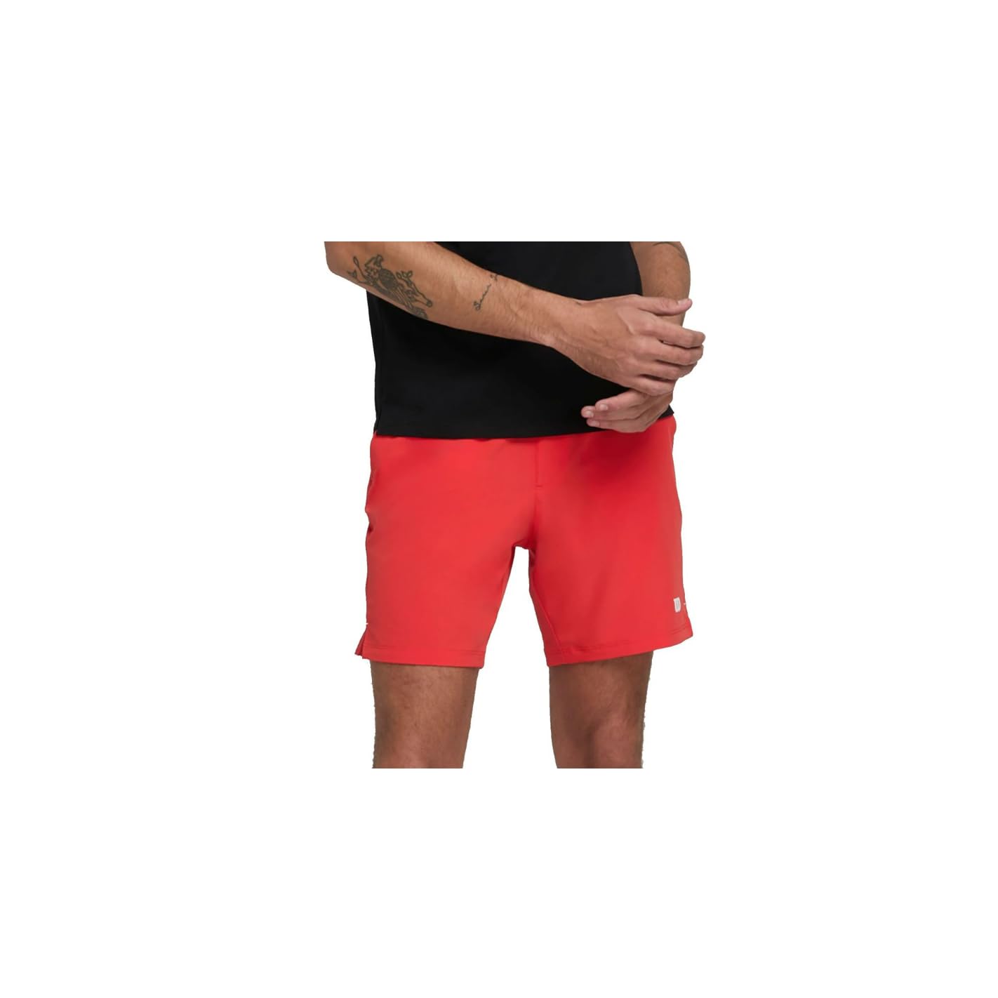 Wilson Herren-Shorts Team Shorts 7, rot, PE 2024