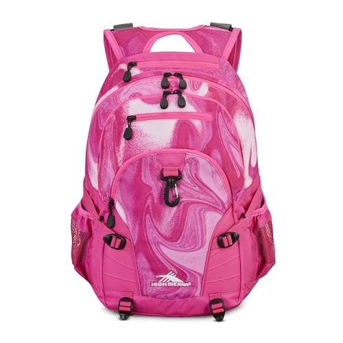 Image of High Sierra Loop Daypack, Flamingo Marble Swirl, One Size, Loop Daypack