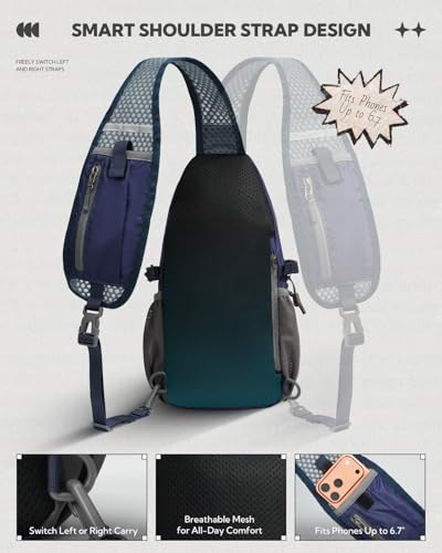 WATERFLY Packable Crossbody Sling Bag