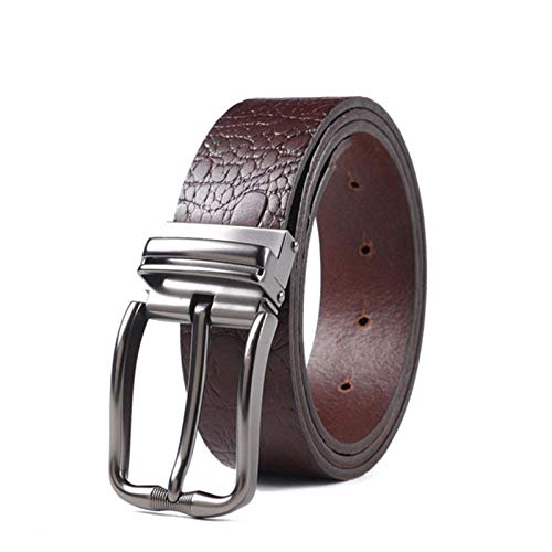 Ceinture d'hommes rétro en finition soignée et boucle ardillon