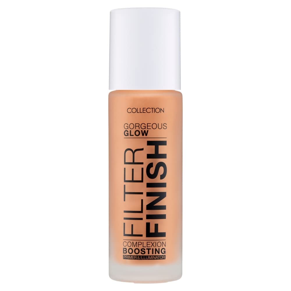 Collection Cosmetics Gorgeous Glow Filter Finish, Illuminator, Primer And All Over Glow For Glowing Skin, Medium