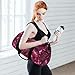 geometric crystal Wine magenta Luggage Travel Bag Sports Tote Gym Bag Hiking Multifunctional