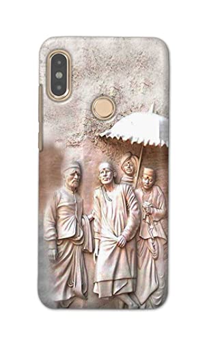 Image of PRINTFIDAA Printed Hard Back Cover Case for Mi Redmi Note 5 Pro Back Cover (Sai Baba) -1803