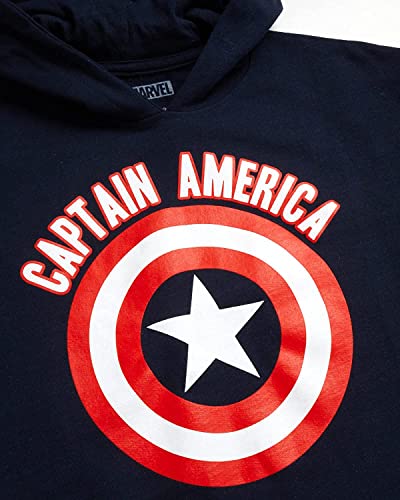 Image of Marvel Toddler Boys Quarter Zip Hoodie Fleece Graphic Pullover Hoodies