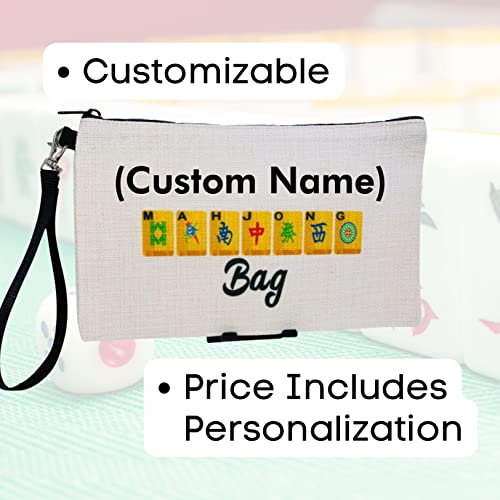 Bolsa personalizada para Mahjong con cierre y correa miniatura 2
