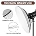 2 Packs Light Diffuser Cover 22 Inches/ 55 cm Beauty Dish Diffuser Sock Soft White Standard Cloth Diffusers for Flash Speedlight, Strobe Light, Monolight Reflector, Fits Portrait, Fashion Photography