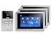 Produktbild GVS - 2-Familienhaus IP Video Türsprechanlage AVS1098U - Mit 3x10 Zoll Monitor, App, HD-Kamera & Türöffner Funktion - Türklingel Sprechanlage  Gegensprechanlage