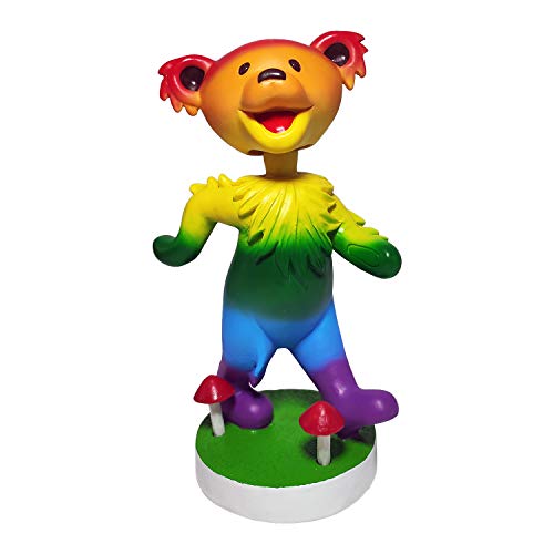 Grateful Dead Dancing Bear Rainbow Bobblehead