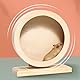 XFLYP Hamsterrad 20cm, Holz Bogie Wheel Laufrad, Trainingsspielzeug Käfig Zubehör für Totoro Mouse zwerghamster Eichhörnchen Chinchillas Rennmäuse Kleintier Haustier